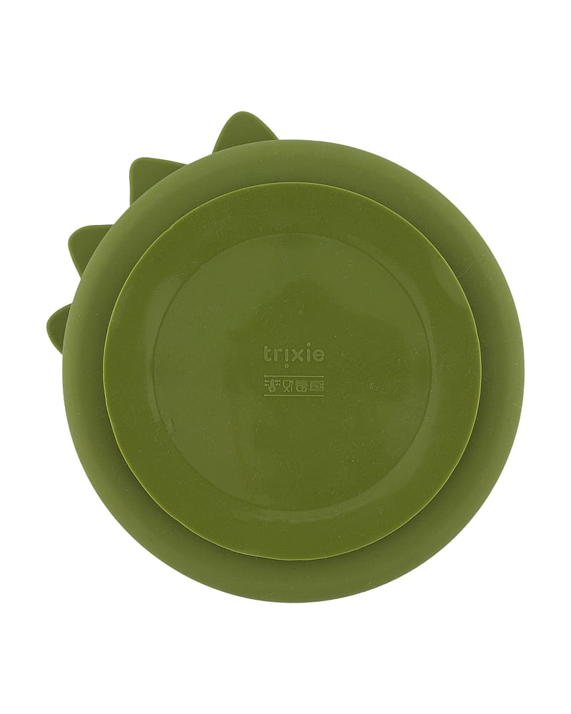 Tallerken med flere rom & Sugekopp - Silikon