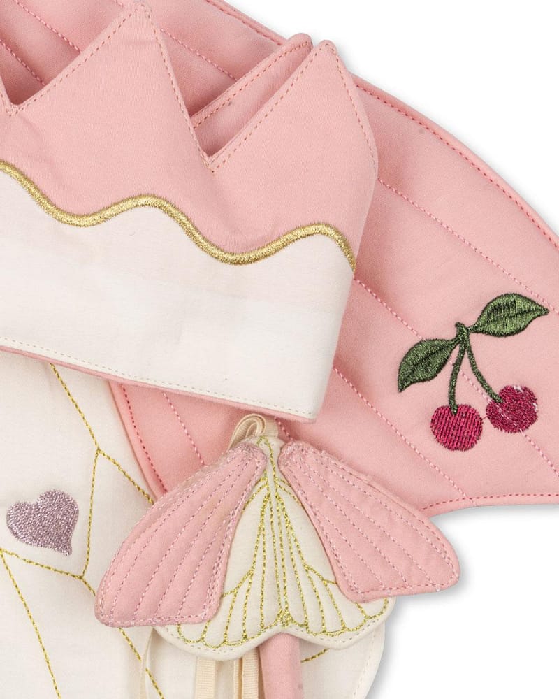 Sommerfugl Kostyme m/ Glitter - Vinger