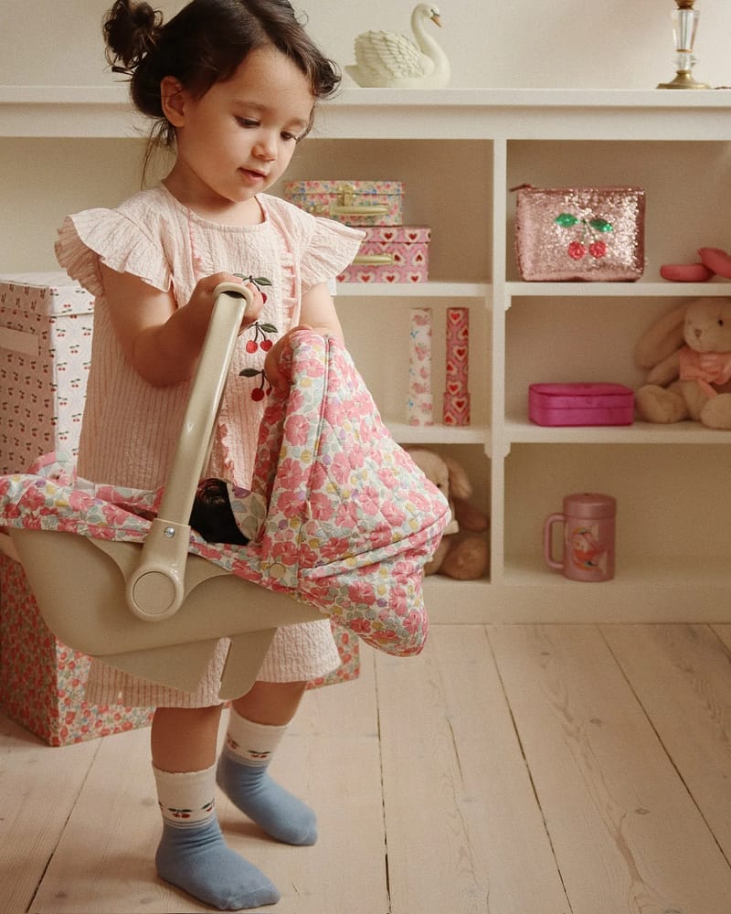 Sokker 2pk m/ Kirsebær Mønster | Cherry Sosks