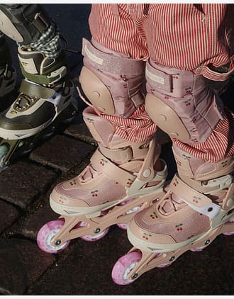Rulleskøyter Barn m/ Lys i hjulene - 6 Justerbare Størrelser | Light Up Roller Skates