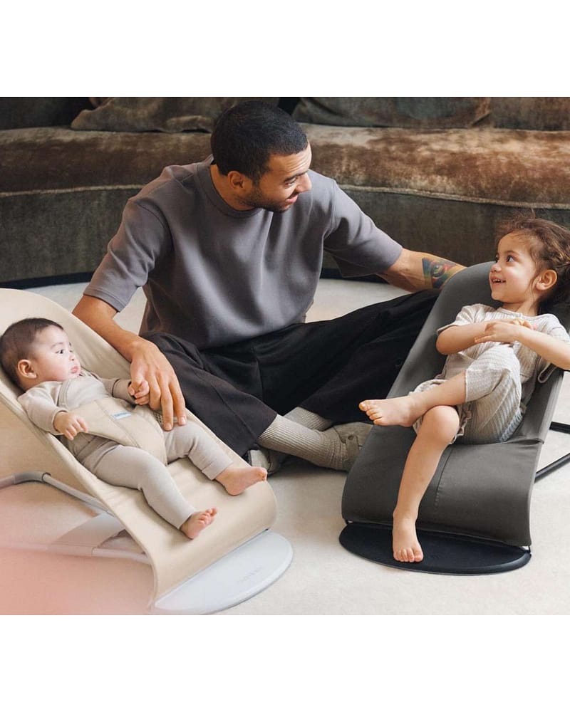 Vippestol Balance Soft - Best i Test Babysitter – Baby 0-2år, Tri-Fabric, Woven/Jersey