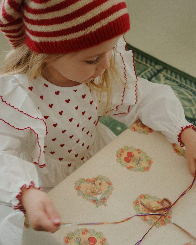 Kjole Barn - M/ Volanger | Coeur Dress GOTS