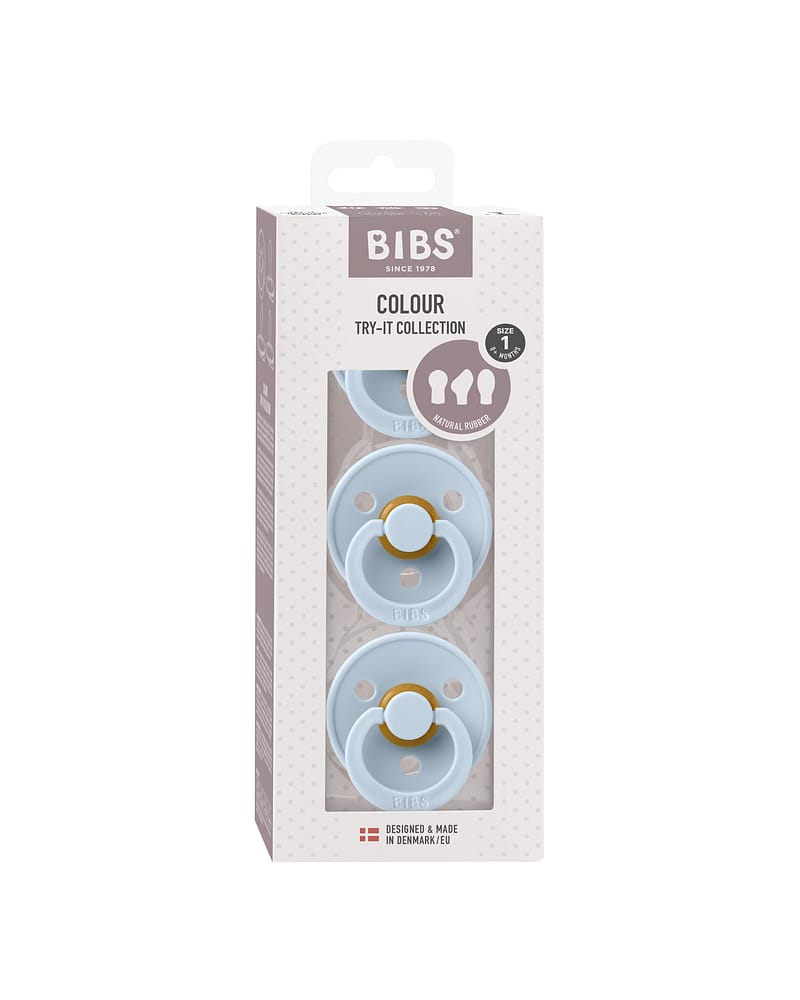 BIBS Try it Collection 3pk - Mix Naturgummi Smokker | 0-6 mnd