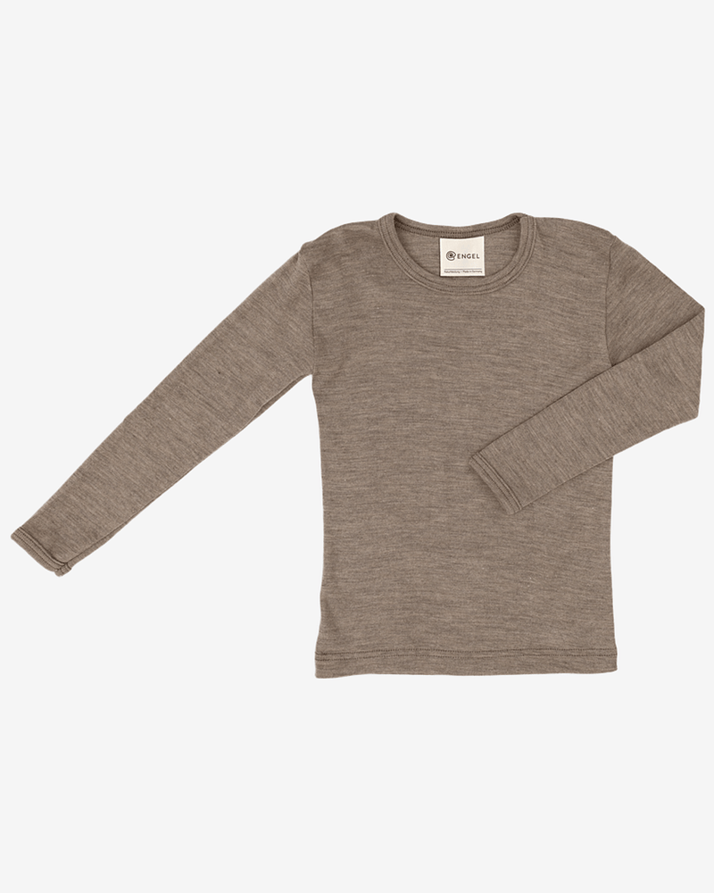 Ulltrøye Langarmet - 70% Merino 30% Silke - Ubehandlet Ull
