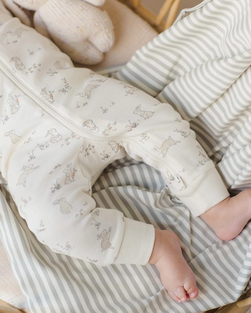 Pysj med to-veis Glidelås - 100% Øk. Bomull | Zip Longsleeve Sleeper