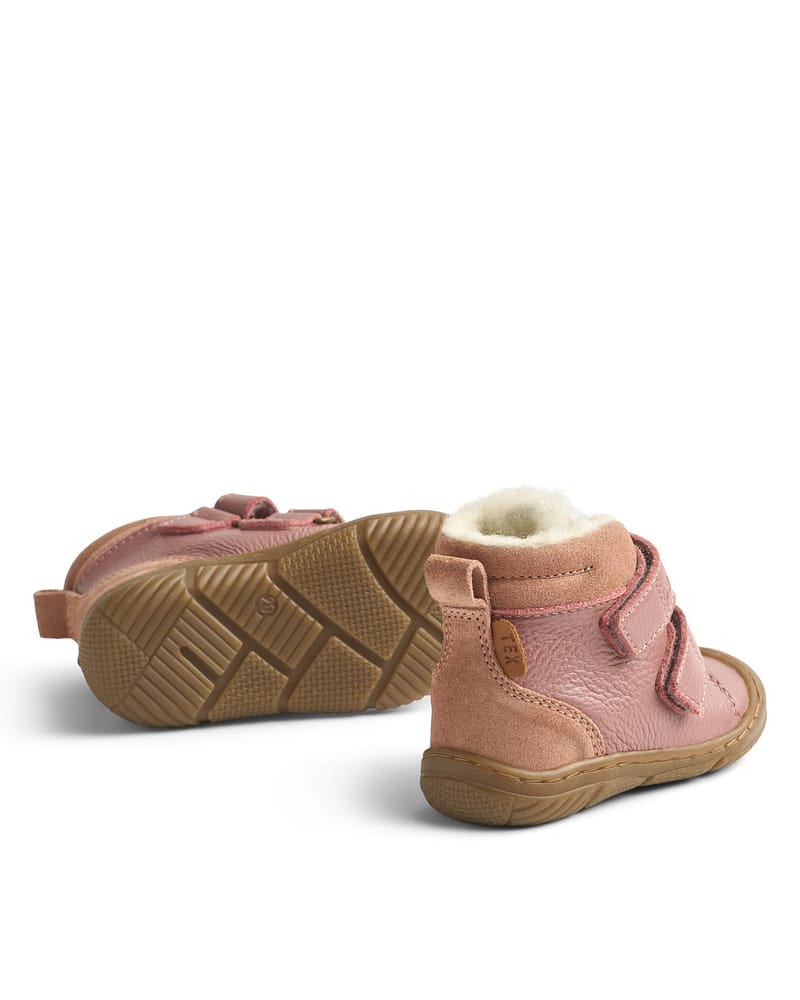 Vintersko Baby i Skinn m/ Fleksibel såle - 100% Merinoullfôr & Vanntett | Winterboot Snug Tex