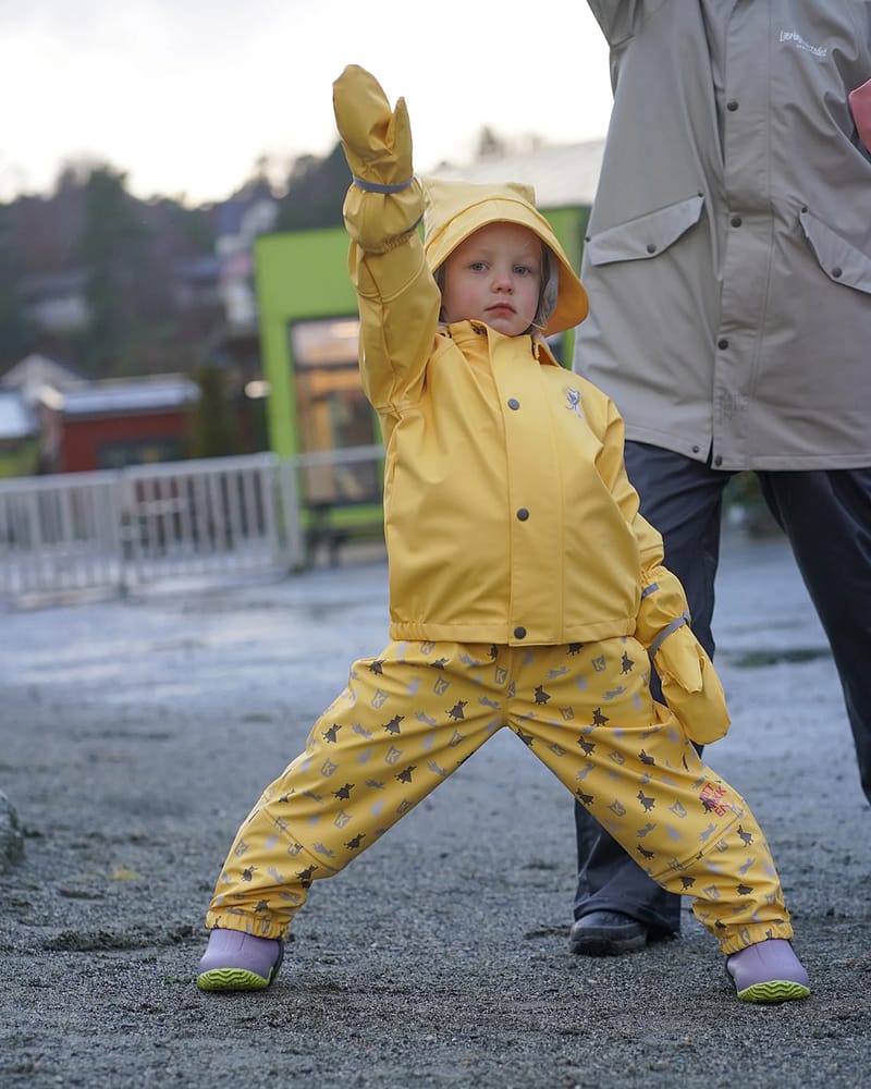 Regnvotter Barn M/ Fleecefôr | Vanntett 10.000 «Superkatten 2026»