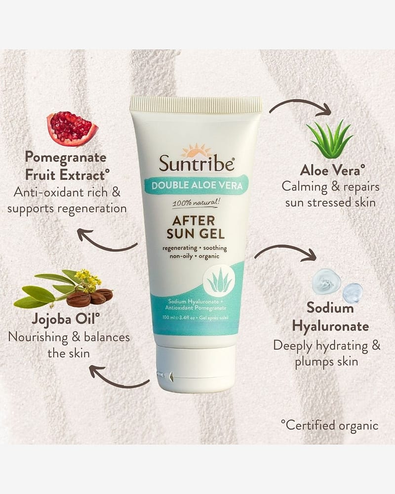 After-Sun Gel Aloe Vera - Baby & Family - Økologisk, 100% Naturlig | 100ml