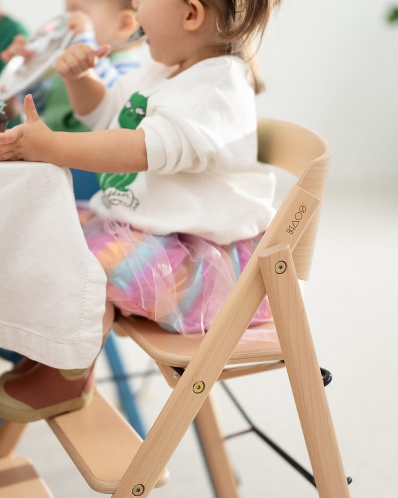 KAOS KLAPP® Bøk Barnestol - Best i Test 2026 - Sammenleggbar | Opp til 110kg!