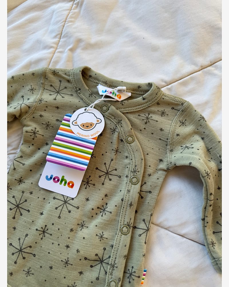 Omslagsbody Baby - 100% Merino | Basic