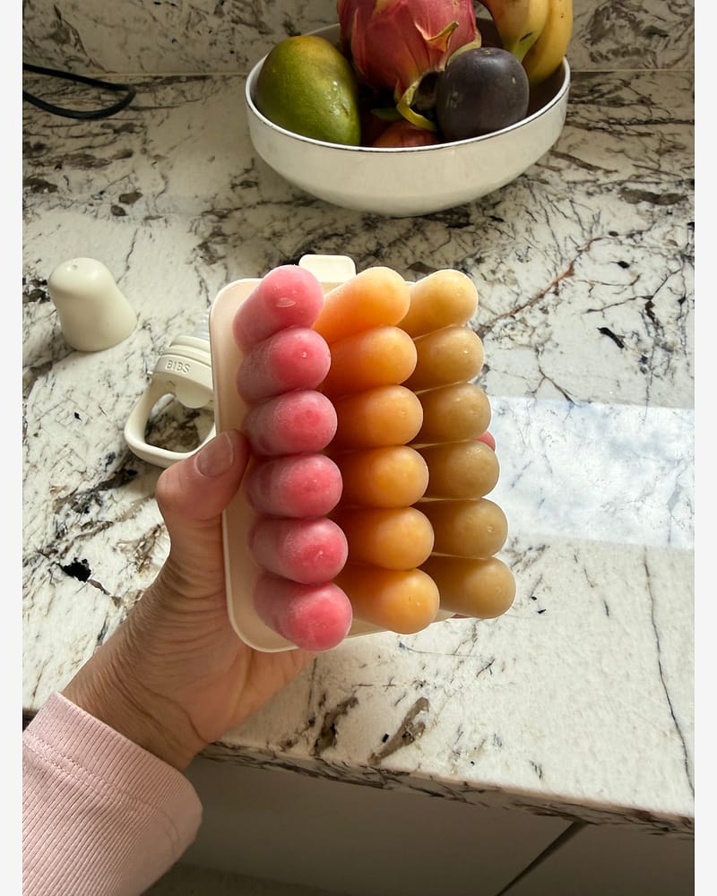 Fryseform for Babymat M/ Lokk | Baby Food Freezer Tray