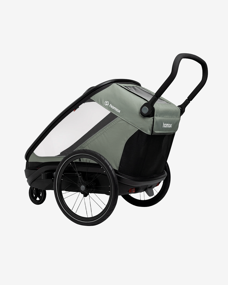 Hamax Outback Next Sykkelvogn & Barnevogn, 2-Seter | Double Bicycle Trailer
