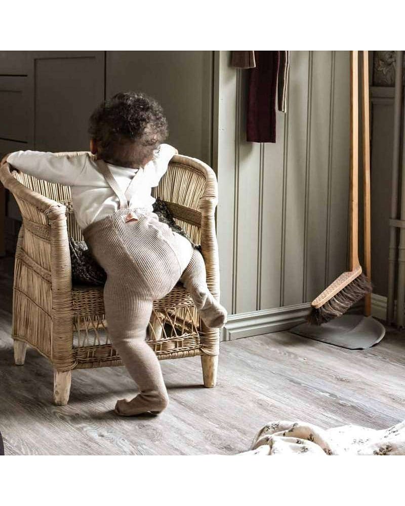 Strømpebukse Rib m/ seler - Footed Tights