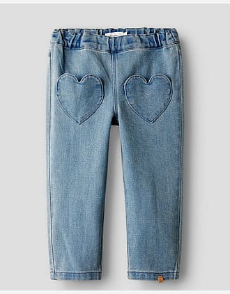Bukse Barn - Denim, Øko Bomull | NMFLULIA LOOSE DNM JEANS LIL