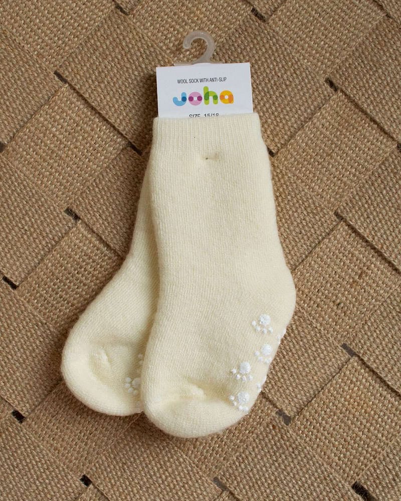 Krabbesokker i ull - Ullsokker m/ antiskli