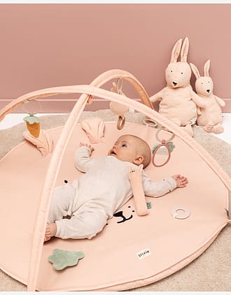 Babygym med lekematte - Øko Bomull | Activity playmat with arches