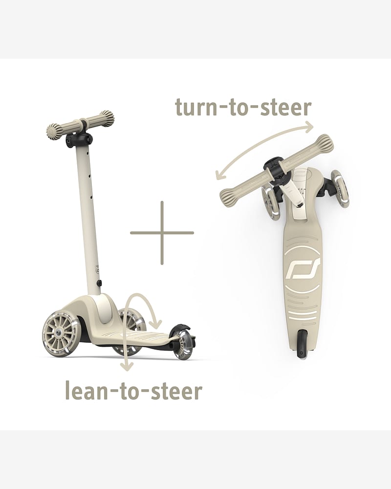 Scoot and Ride Highwaykick 3S Sparkesykkel - med LEDlys i hjul | Barn 3år+