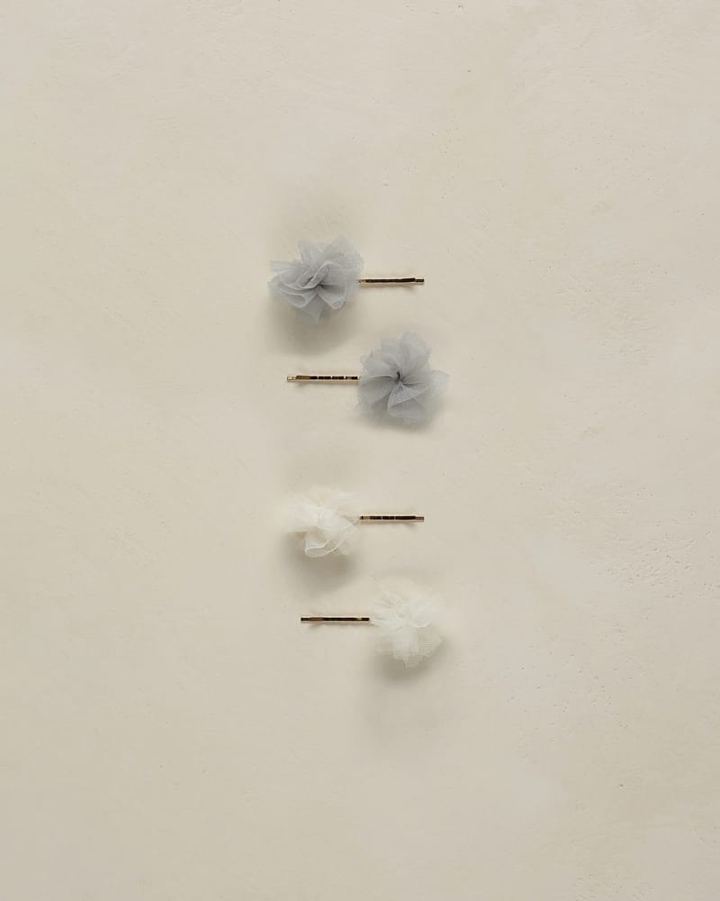 Hårspenne Barn 4 pk i Tyll | Pom Pom Pin