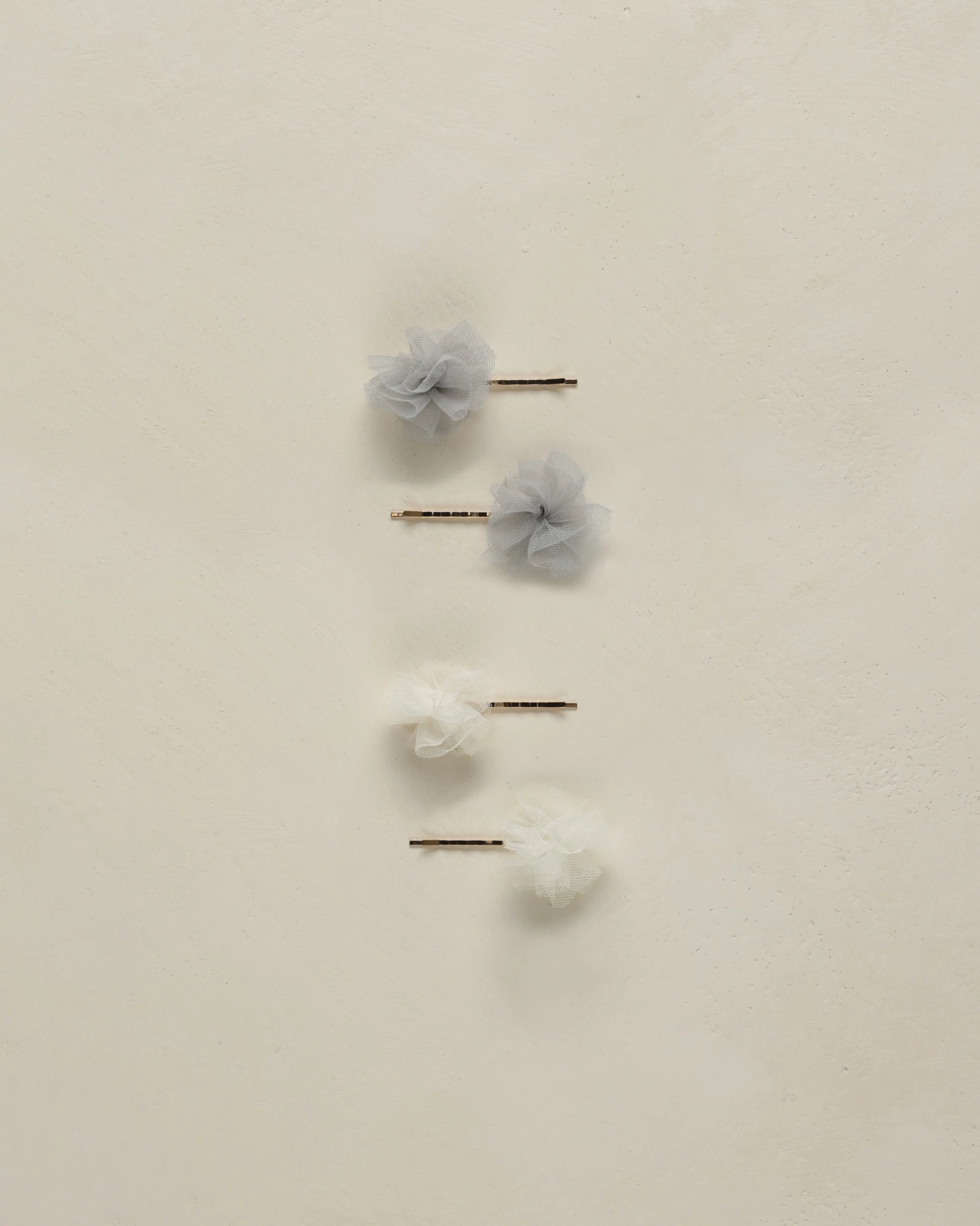 Hårspenne Barn 4 pk i Tyll | Pom Pom Pin