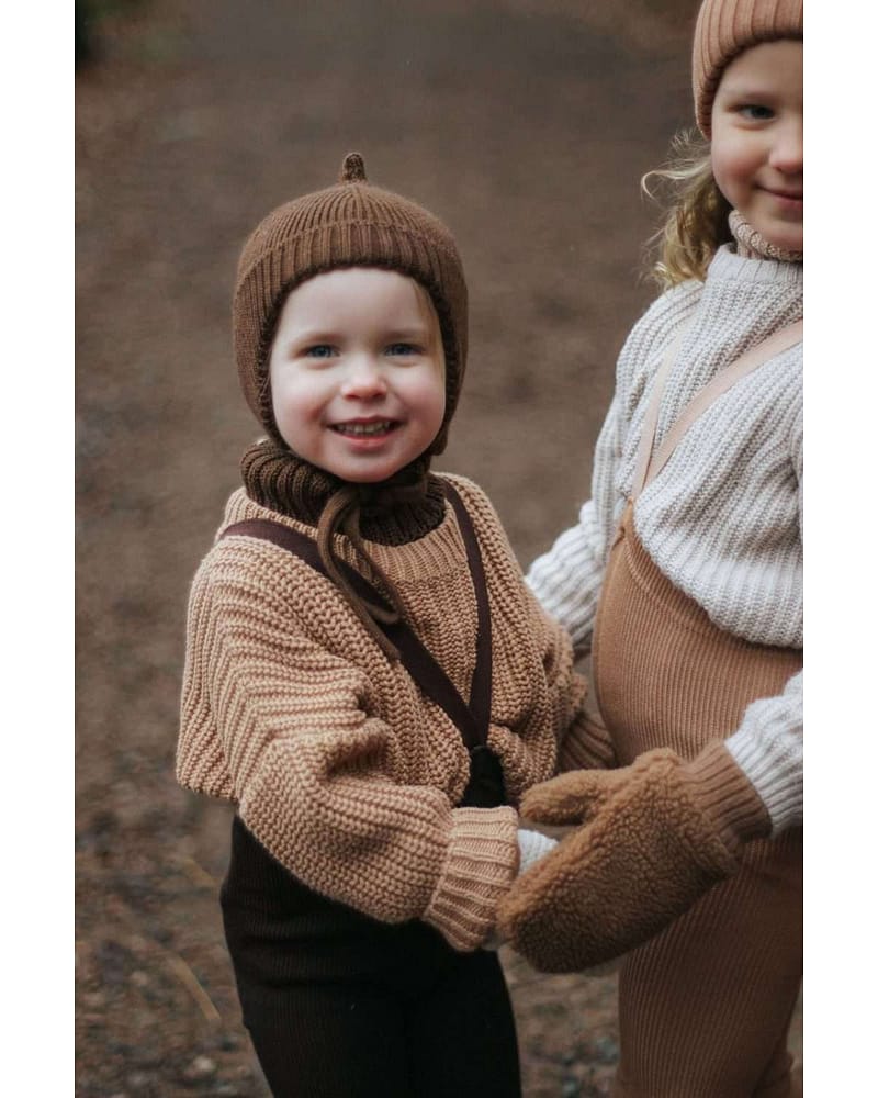 Ullstrømpebukse u/ føtter m/ sele | Wooly Footless Tights