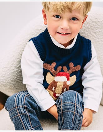 Jule Vest Barn - Pelle - Navy
