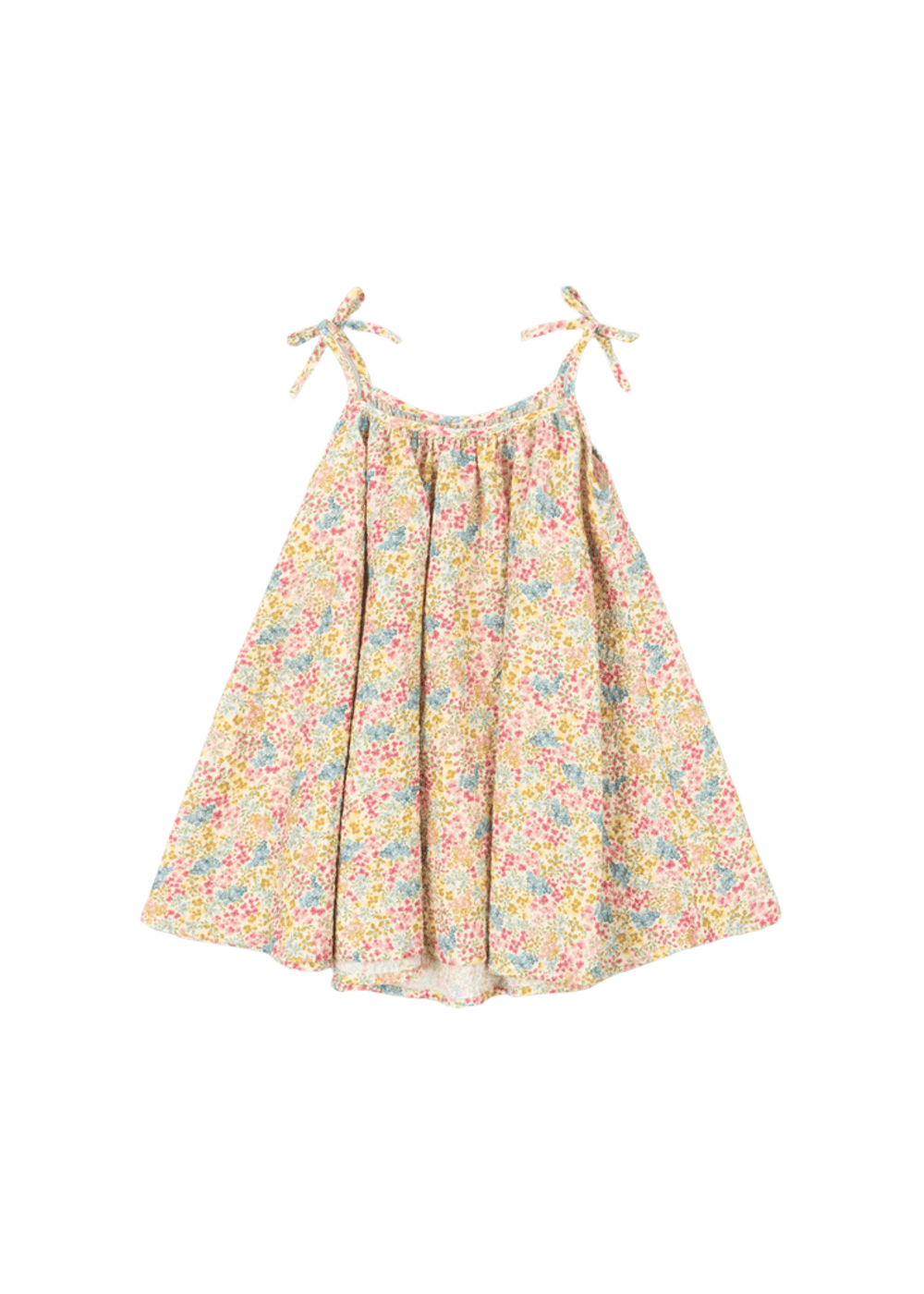 Kjole Barn m/ tynne stropper - Øko Bomull, Elastan | Vivian Strap Dress