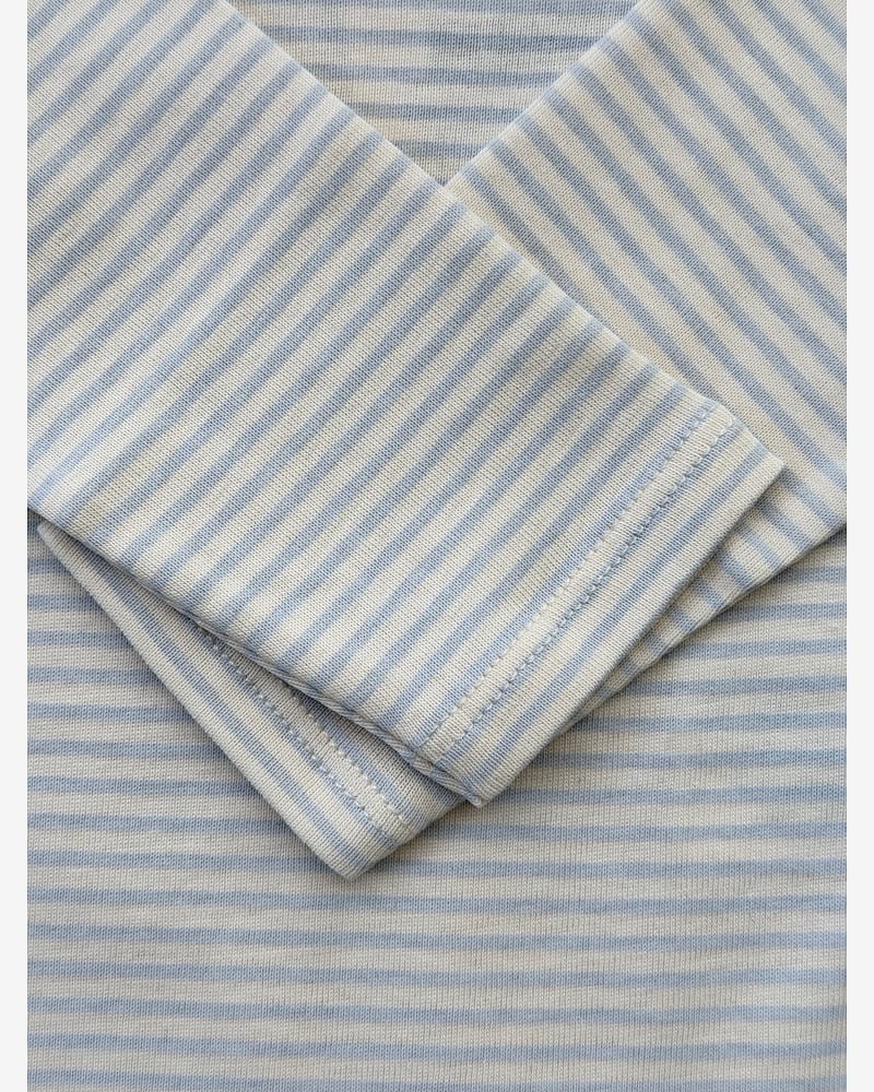 Body m/ Konvolutt Hals - 100% Øko Bomull | Fio Stripe LS Body