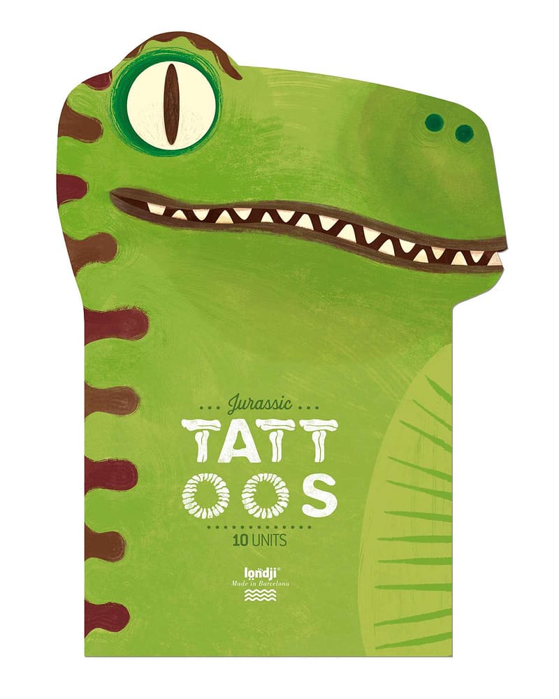 Tatoveringer Barn 10pk - Dermatologisk testet | Jurassic Dinosaur