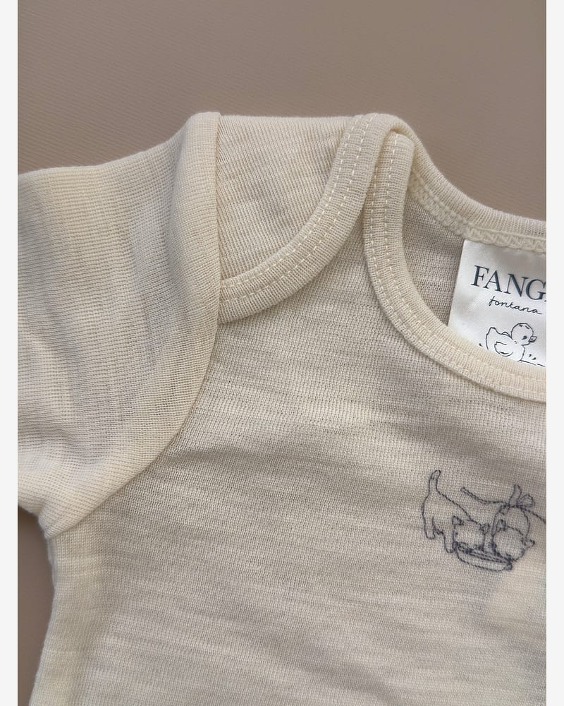 Ullbody m/ Konvolutt Hals - 100% Merino | Erba Wool LS Body