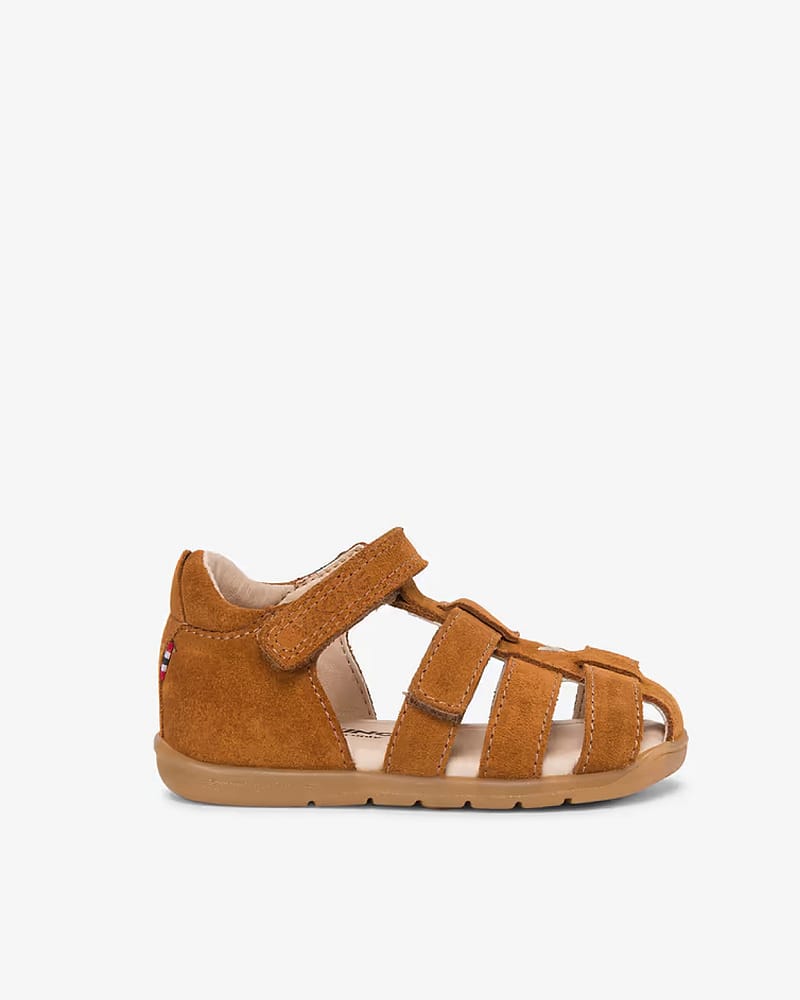 Viking Sandaler Baby - Skinn, Barfotsåle | Alv Lonn Barefoot Sandal 1V