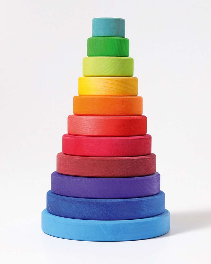 Stabletårn i Tre - Stort 23cm | Conical tower