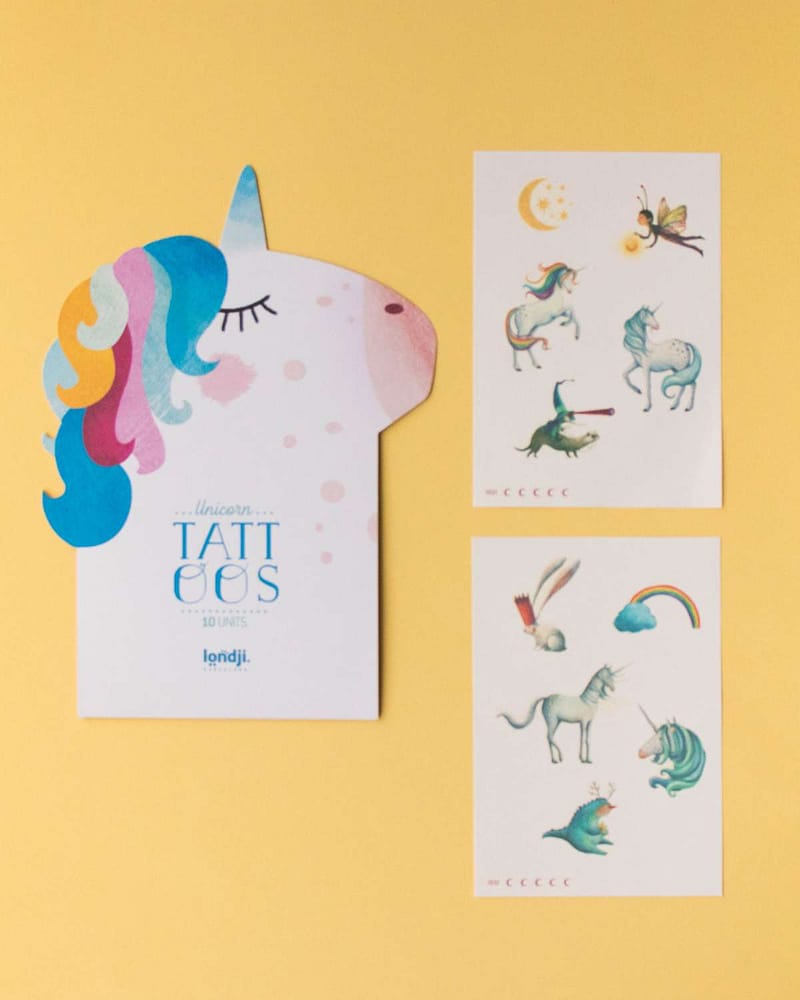 Tatoveringer Barn 10pk - Dermatologisk testet | Enhjørning