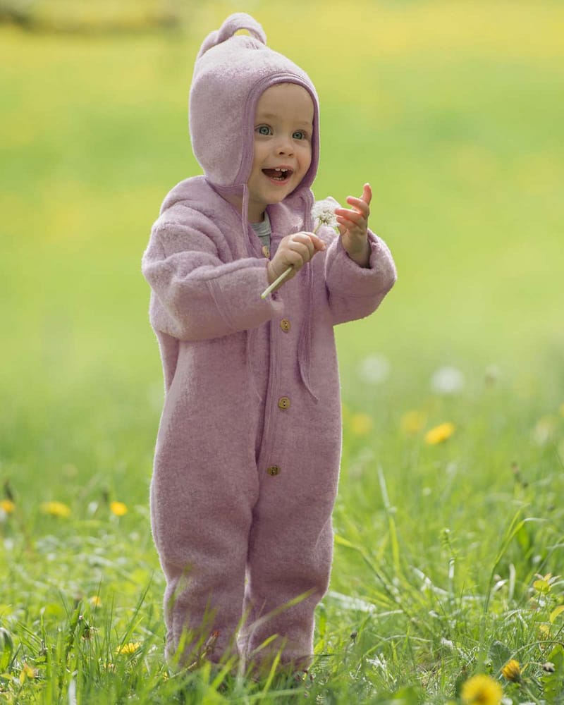 Ullue med dusk - Varm Ullfleece, 100% Merino