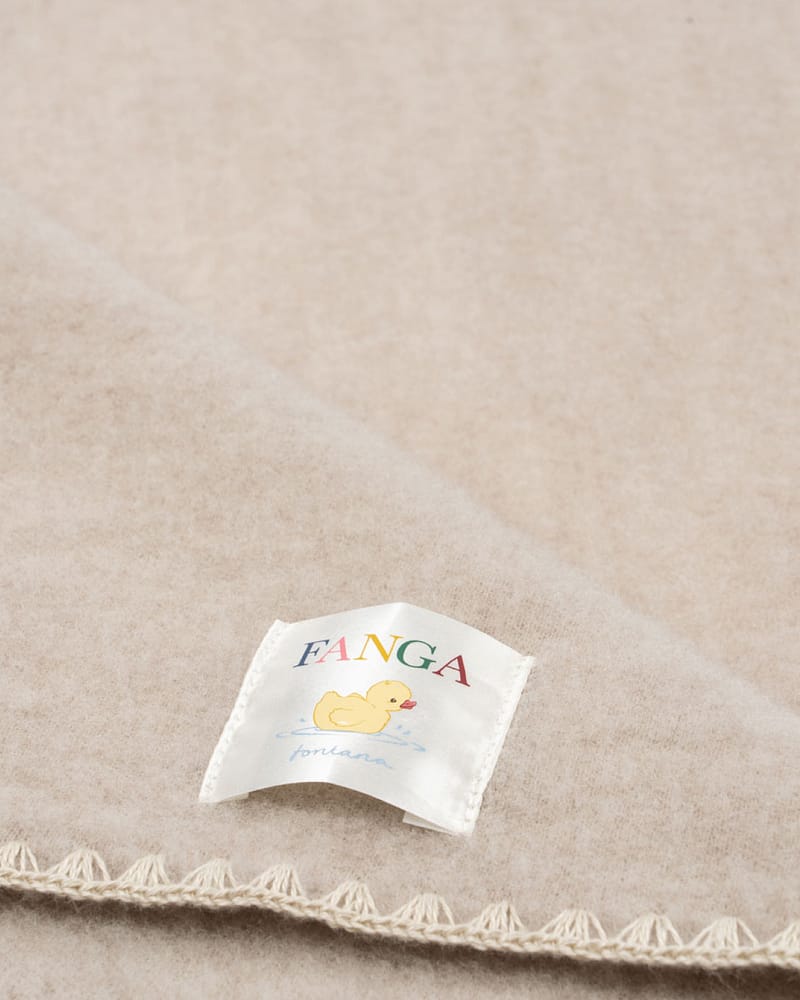 Ullteppe Baby - Varm Ullfleece 100% Ull | Erba Wool Fleece Blanket