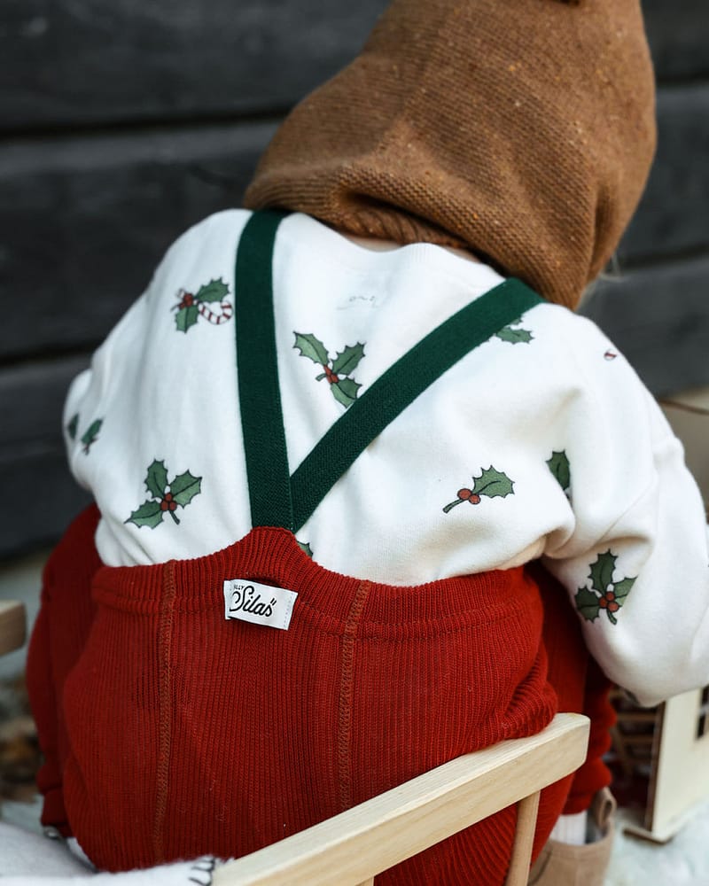 Strømpebukse Rib m/ seler | Footed Tights