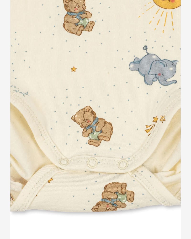 Omslagsbody Langermet - Øko Jersey | Basic Long Sleeve Newborn Body