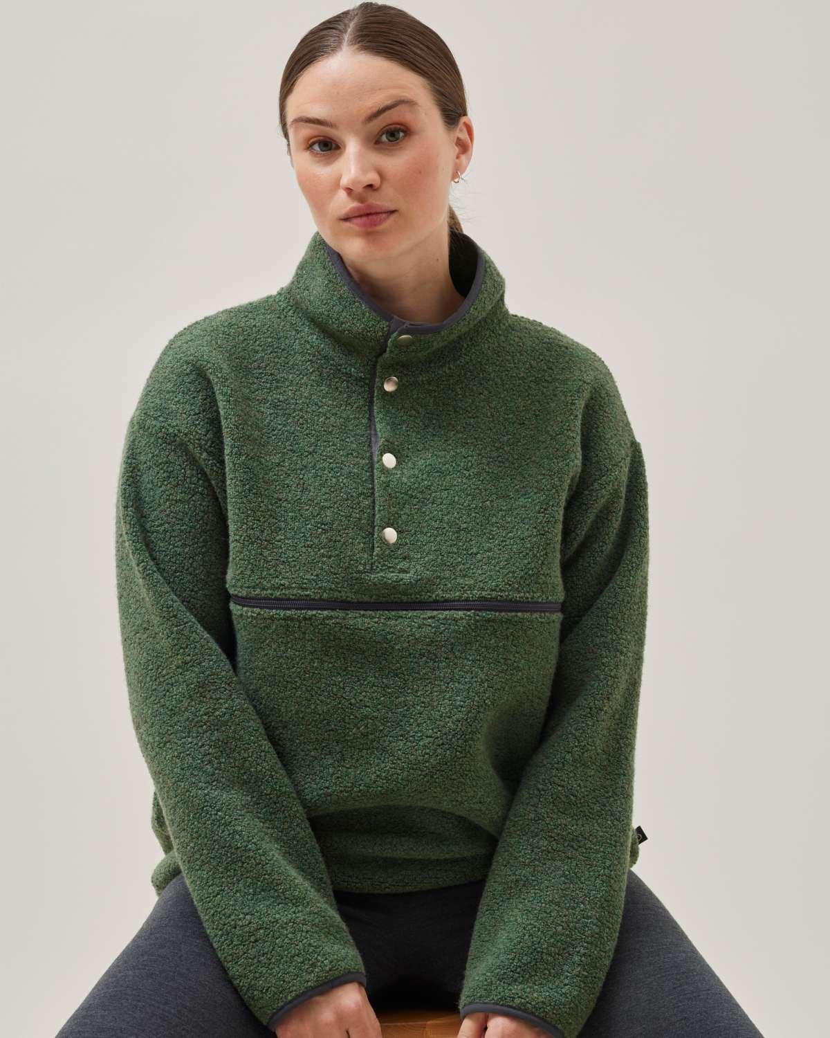 Gravid og Ammegenser Ullfleece | Maternity Fleece Sweater 90s