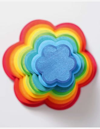 Stabletårn Blomst m/ hull til Bursdagsring figurer - 2i1 | Montessori Leker