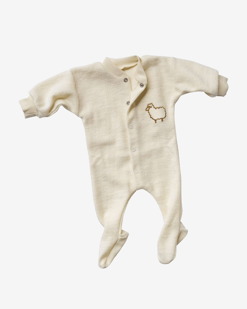 Ullpysj Baby m/ fot - 100% Ull-Frotte