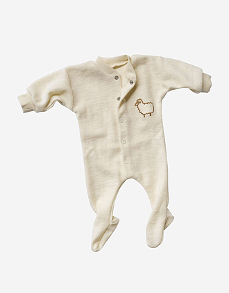 Ullpysj Baby m/ fot - 100% Ull-Frotte