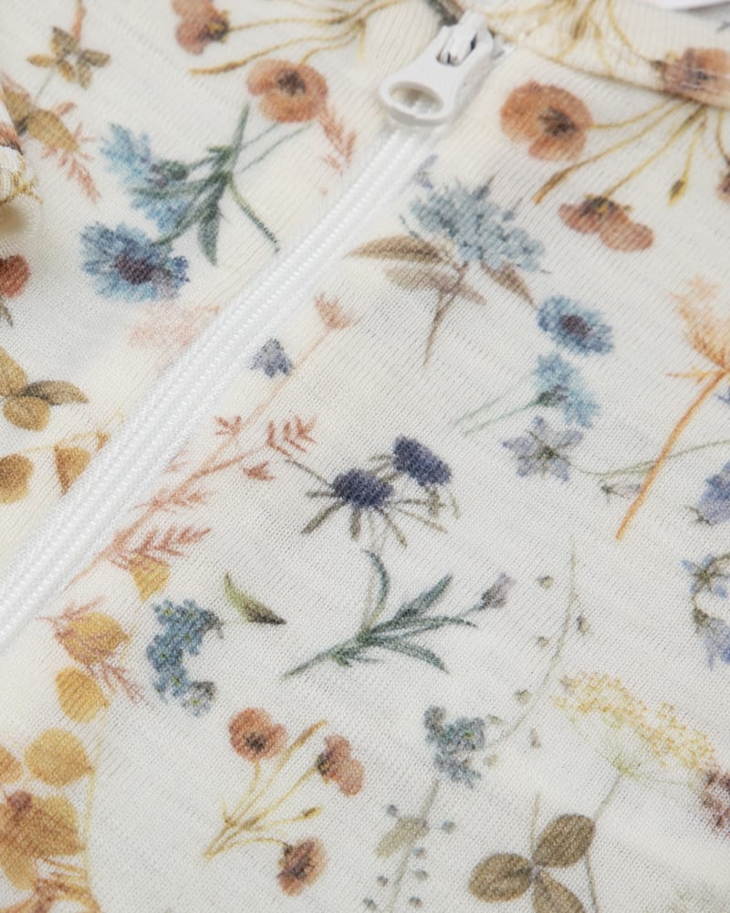 Ullpysj Heldress M/ glidelås og trylleføtter - 100% Merino | Basic