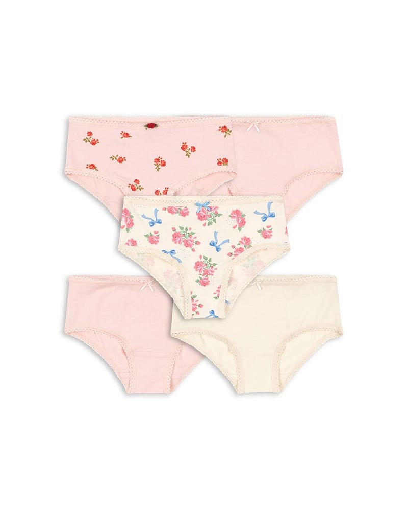 Truser Barn 5pk - Øko Bomull | Basic Girl Boxers