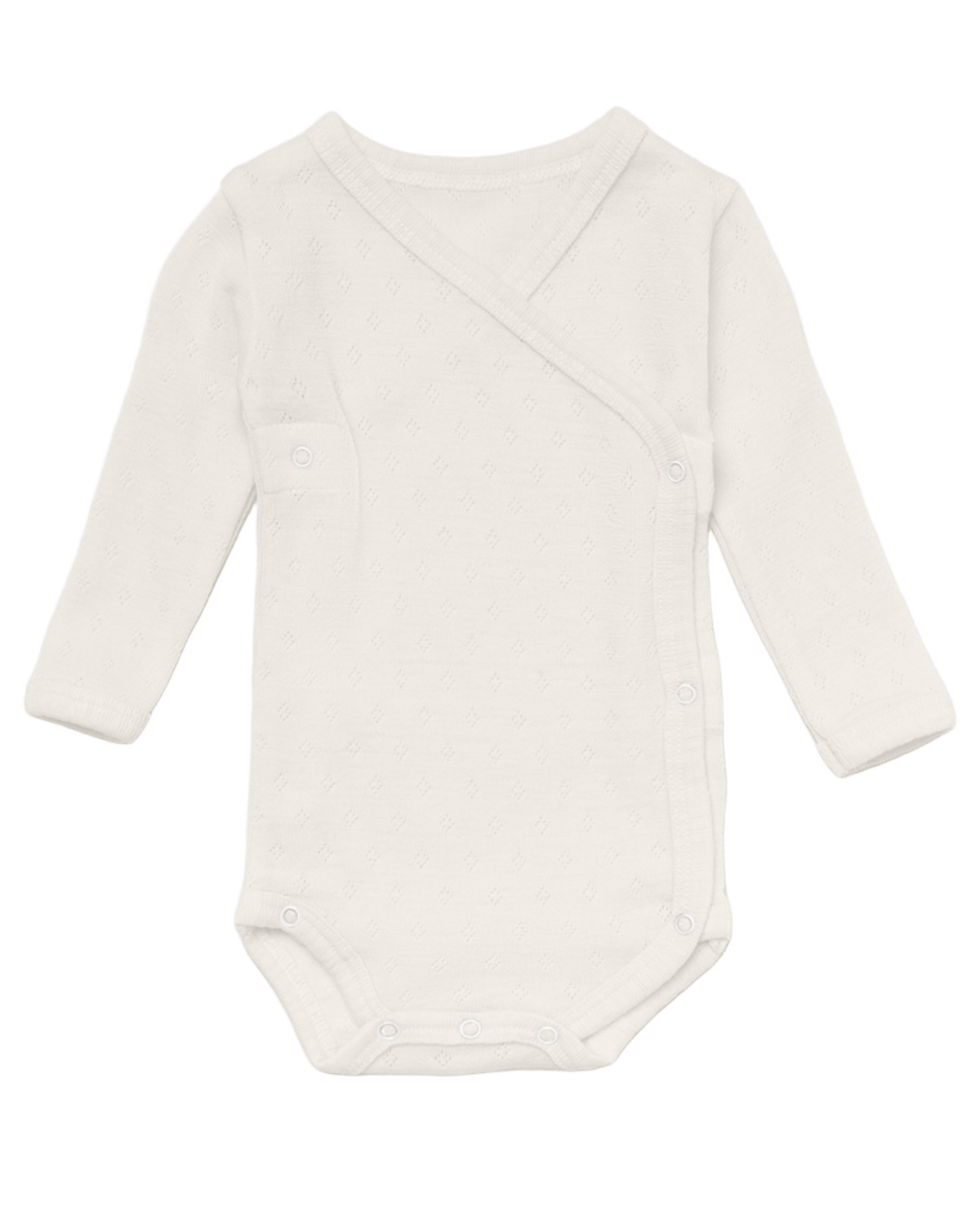 Omslagsbody Ull - 100% Merino, Pointelle | Ullbody Mini