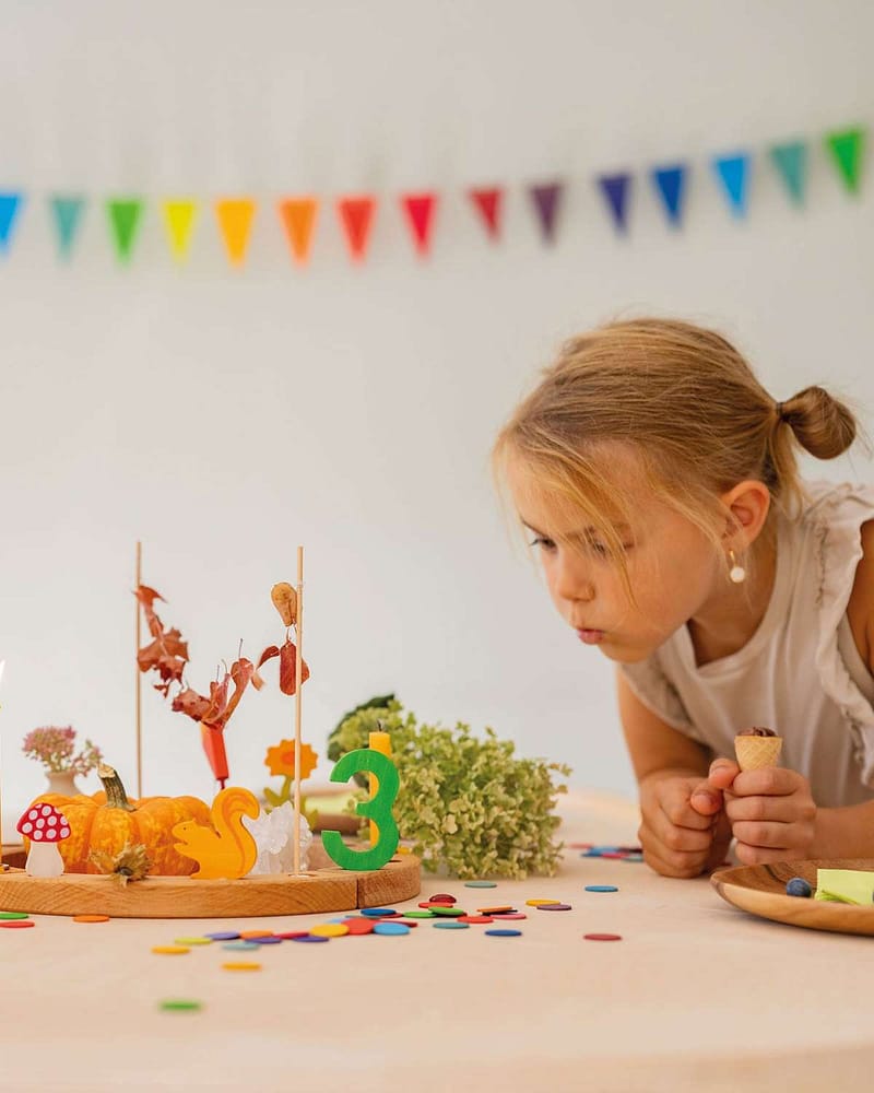 Ekorn til Bursdagsring | Figur Grimms Lysestake