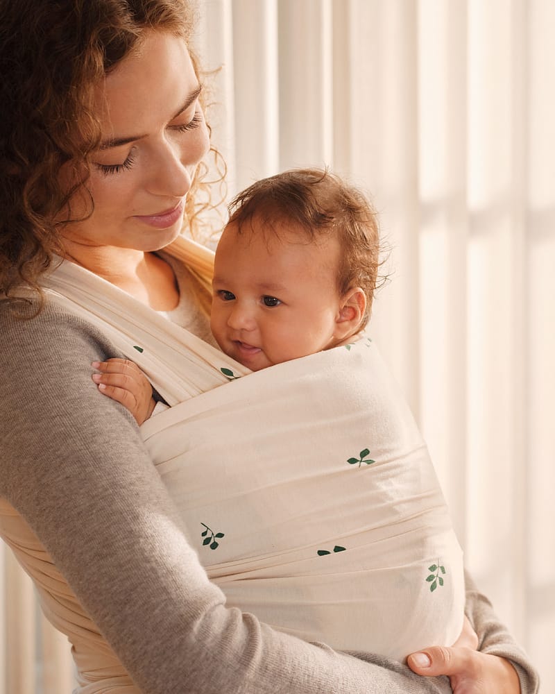 Bæresjal Nyfødt - Økologisk | Baby Wrap
