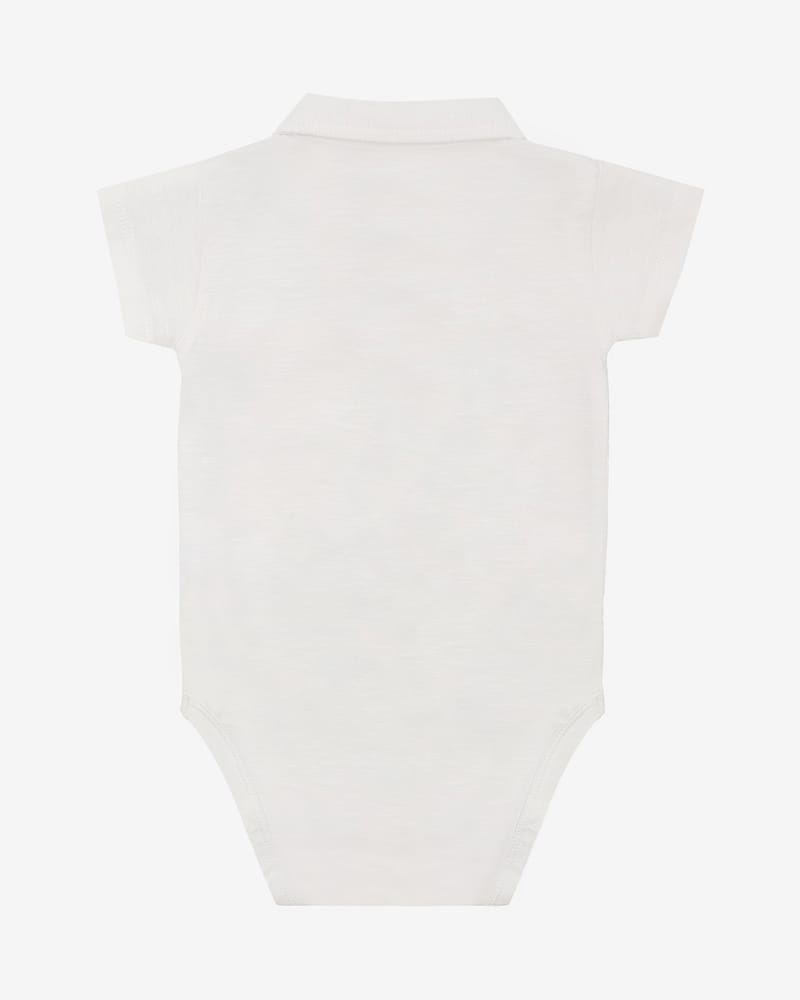 Body m/ Polo Krage, Kortermet - 95% Øko Bomull, 5% Elastan | HCBoye Slub