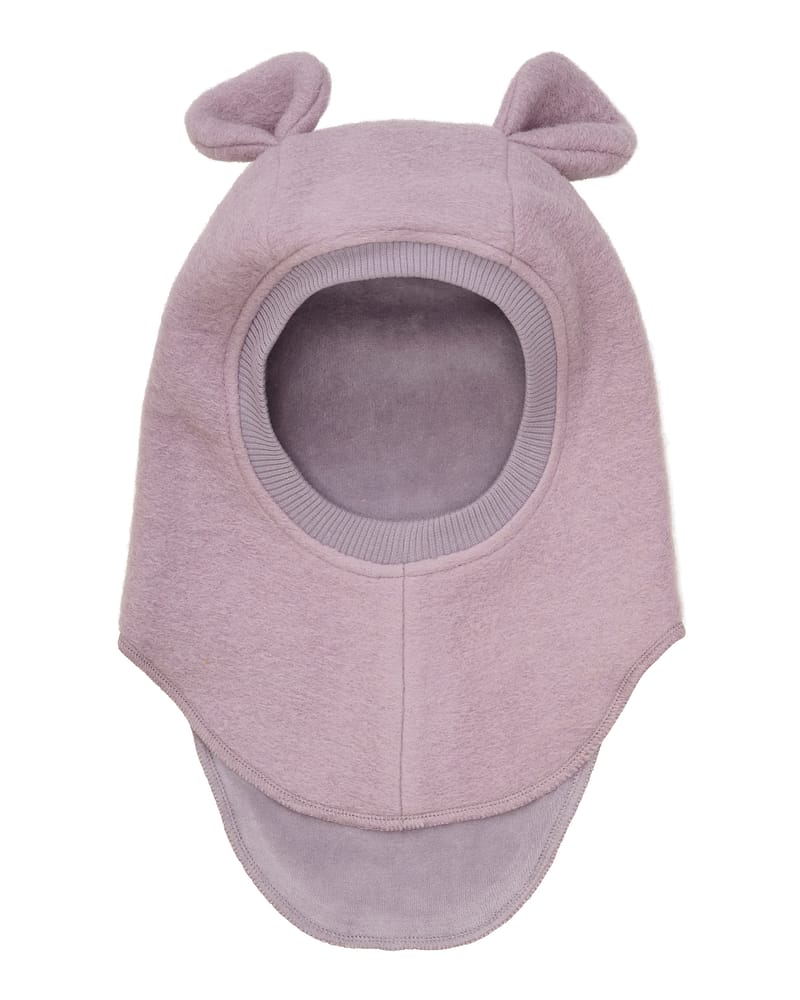 Balaclava Ull 2-lags - Bamseører, Børstet Ullfleece | Ears Wool