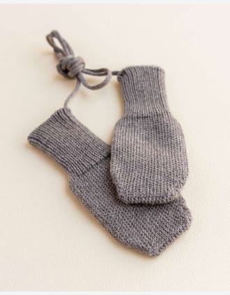 Ullvotter - 100% Merino, Ubehandlet - Onesize 0-2år | Fiza