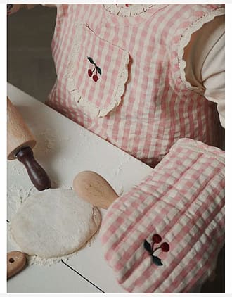 Forkle og Grytevott - Bakeutstyr Barn | Frill Apron Set