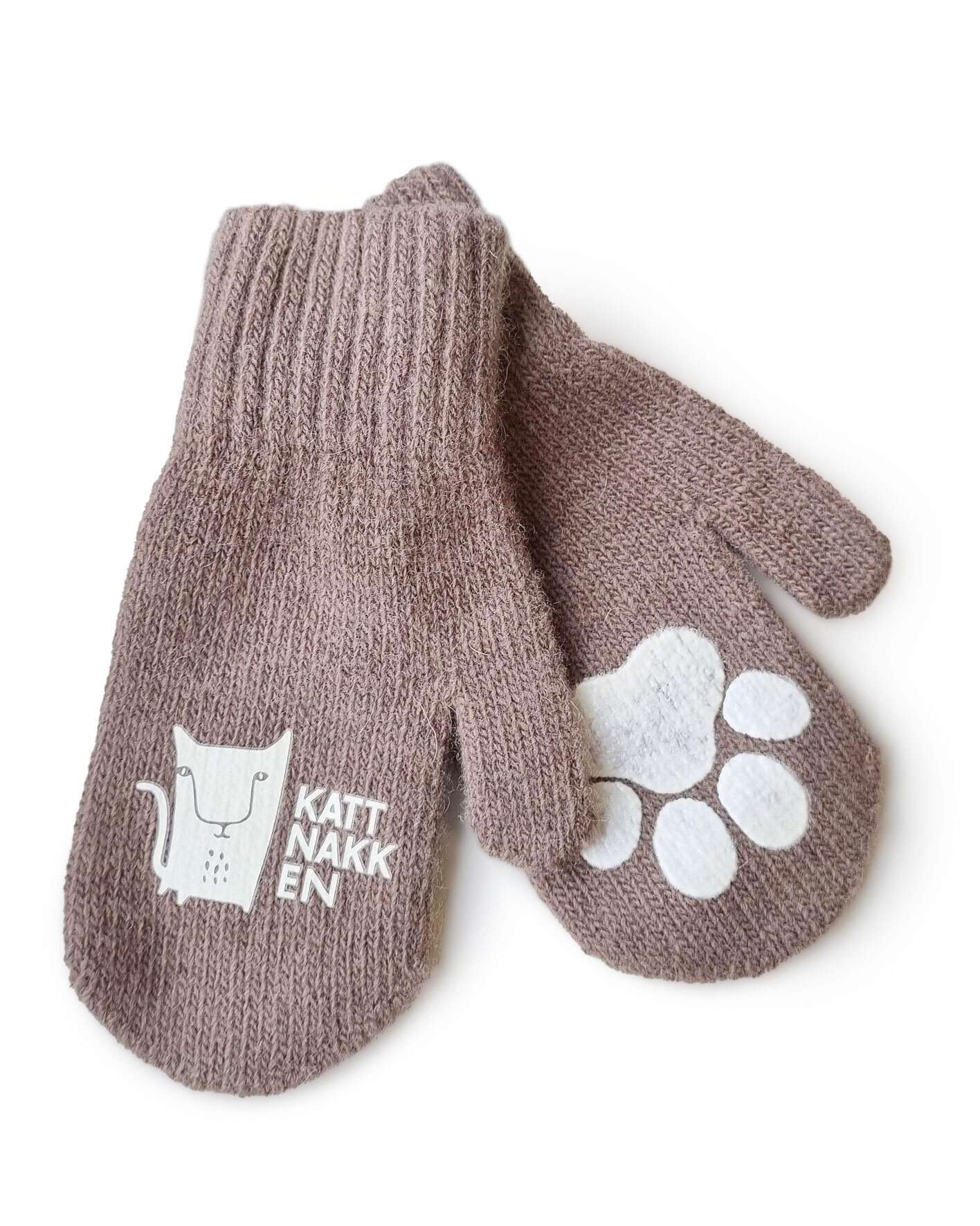 kattnakken magiske ullvottar tynne ullvotter m/ antiskli